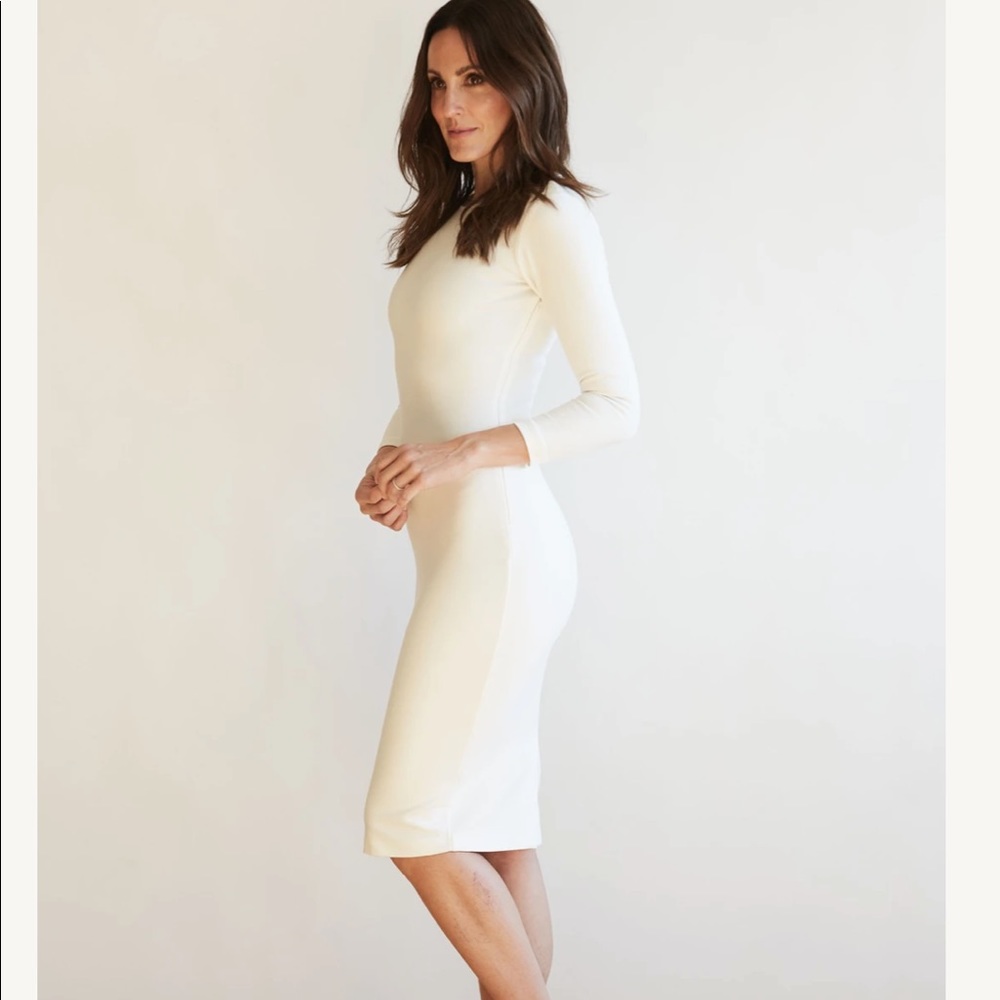 Elegant White Midi Dress